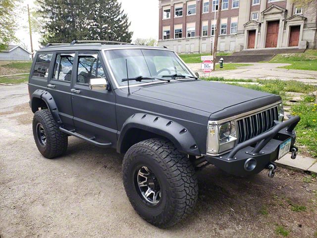 Xj Rocker Slide Affordable Offroad Jeep Cherokee Weld-On Rock Sliders; Bare Metal 100 ...