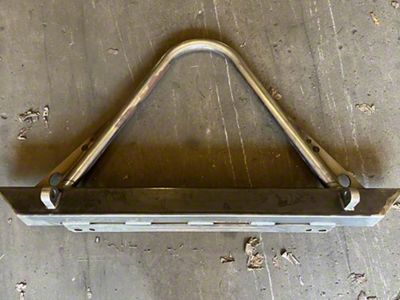 Affordable Offroad Front Bumper with Stinger; Bare Metal (20-25 Jeep Gladiator JT)