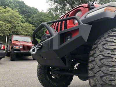 Affordable Offroad PreRunner Front Winch Bumper; Black (20-25 Jeep Gladiator JT)
