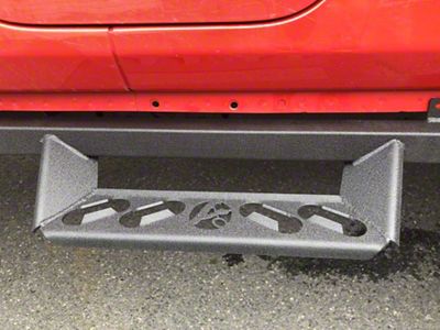 Affordable Offroad Side Step Bars; Bare Metal (20-25 Jeep Gladiator JT)