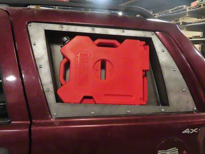 Affordable Offroad RotoPax Replacement Window; Driver Side; Black (99-04 Jeep Grand Cherokee WJ)