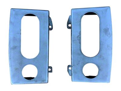 Affordable Offroad Tail Light Housings; Bare Metal (93-98 Jeep Grand Cherokee ZJ)