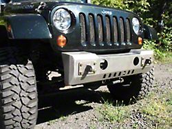 Affordable Offroad Plain Front Bumper; Black (18-26 Jeep Wrangler JL)
