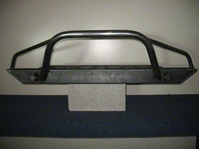Affordable Offroad PreRunner Front Bumper; Bare Metal (76-06 Jeep CJ7, Wrangler YJ & TJ)