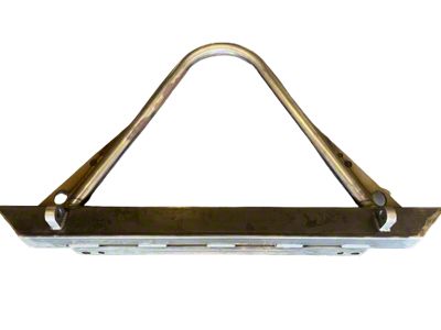 Affordable Offroad Stinger Front Bumper; Bare Metal (76-06 Jeep CJ7, Wrangler YJ & TJ)