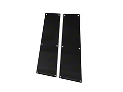 Agency 6 B-Pillar Cover Set; Black (21-26 Bronco 4-Door)