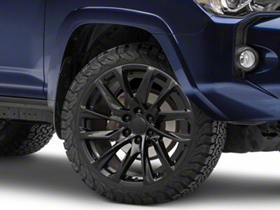 AGP Wheels 106 Gloss Black 6-Lug Wheel; 22x9; 28mm Offset (10-24 4Runner)