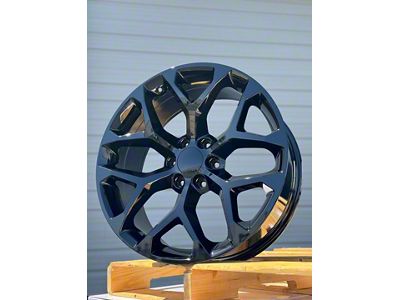 AGP Wheels 101 Gloss Black 6-Lug Wheel; 22x9; 24mm Offset (16-23 Tacoma)