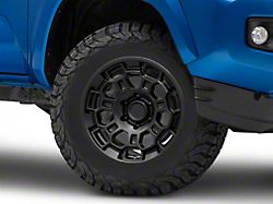 Pro22 Matte Black 6-Lug Wheel; 17x8; 5mm Offset (16-23 Tacoma)