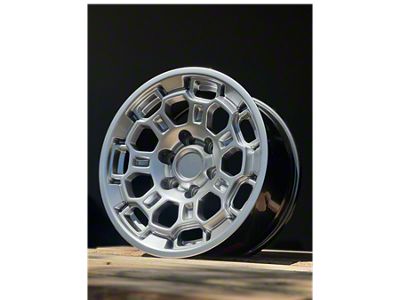 AGP Wheels Pro22 Hyper Black 6-Lug Wheel; 17x8; 5mm Offset (25-26 4Runner)