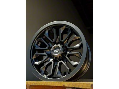 AGP Wheels 304 Matte Black 6-Lug Wheel; 18x9; 18mm Offset (22-25 Bronco Raptor)