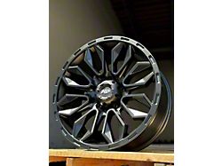 AGP Wheels HD Matte Black Wheel; 20x9; -12mm Offset (20-25 Jeep Gladiator JT)