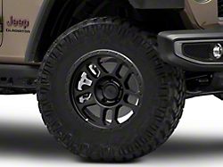 AGP Wheels Trux Matte Black Wheel; 17x9; -12mm Offset (20-26 Jeep Gladiator JT)