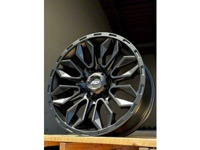 AGP Wheels HD Matte Black Wheel; 20x9; -12mm Offset (07-18 Jeep Wrangler JK)