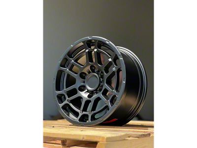 AGP Wheels Pro23 Matte Black 6-Lug Wheel; 17x8; 5mm Offset (24-25 Tacoma)