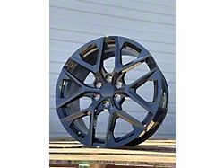 AGP Wheels 141 Gloss Black 6-Lug Wheel; 22x9; 28mm Offset (17-24 Titan)