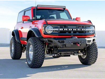 Air Design Full Wide Off-Road Body Kit; Satin Black (21-25 Bronco 2-Door)