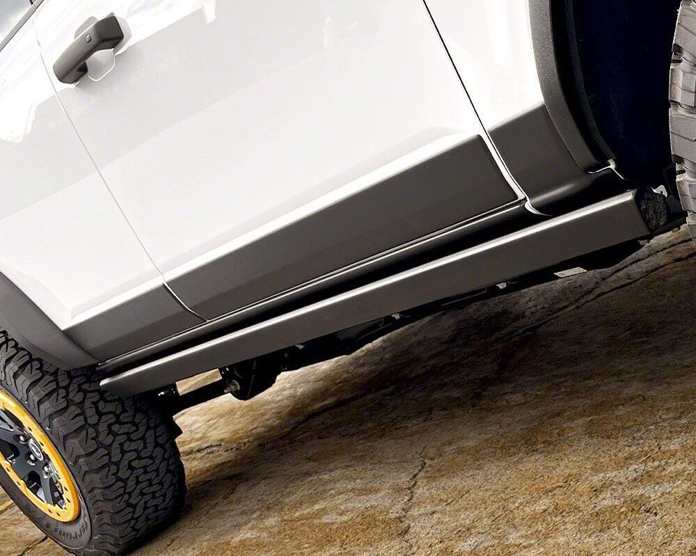 Air Design Bronco Grand Armadillo Door Rocker Panels; Satin Black