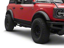 Air Design Grand Armadillo Door Rocker Panels; Satin Black (21-26 Bronco 4-Door)