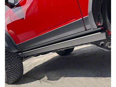 Air Design Grand Armadillo Door Rocker Panels; Satin Black (21-25 Bronco 2-Door)