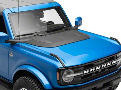 Air Design Hood Scoop; Satin Black (21-25 Bronco, Excluding Raptor)