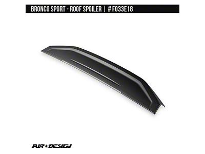 Air Design Roof Spoiler; Shadow Black (21-26 Bronco Sport)