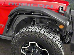 Air Design Panther Pro Fender Flares with Mud Flaps and Amber Lights; Satin Black (20-25 Jeep Gladiator JT)