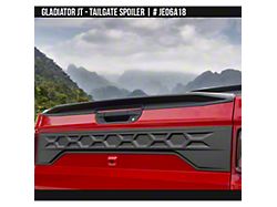 Air Design Tailgate Spoiler; Satin Black (20-26 Jeep Gladiator JT)