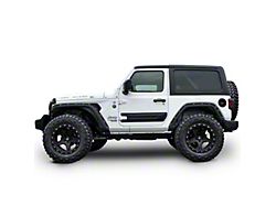 Air Design Door Rocker Panels; Satin Black (18-26 Jeep Wrangler JL 2-Door)