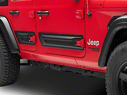 Air Design Door Rocker Panels; Satin Black (18-25 Jeep Wrangler JL 4-Door)