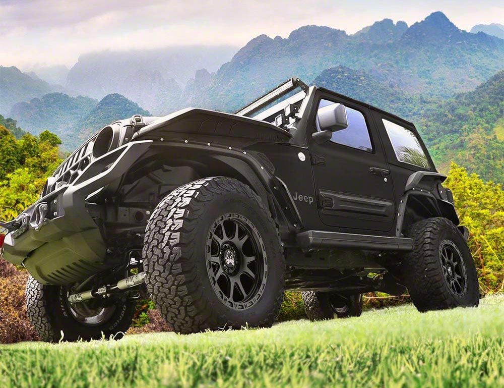【べべ】xtreme-j jeep ラングラー 5個セット JEEP ジープ ラングラー JL用 BUSHWACKER ハイパーフォーム