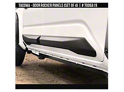 Air Design Door Rocker Panels; Satin Black (24-26 Tacoma Double Cab)