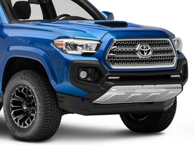 Air Design Front Bumper Guard with DRL; Satin Black (16-23 Tacoma)