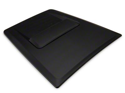Air Design OE Style Hood Scoop; Satin Black (16-23 Tacoma w/o TRD Pro or Sport Hood)