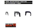 Air Design Super Bolt Fender Flares; Satin Black (24-26 Tacoma, Excluding Trailhunter & TRD Pro)