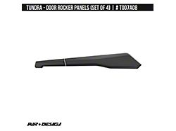 Air Design Door Rocker Panels; Satin Black (22-26 Tundra CrewMax)
