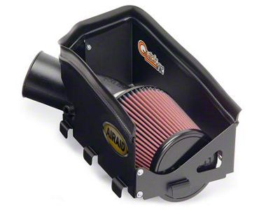 Airaid QuickFit Air Dam with Red SynthaMax Dry Filter (91-01 4.0L Jeep Cherokee XJ)