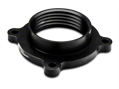 Airaid PowerAid Throttle Body Spacer; Black (07-11 3.8L Jeep Wrangler JK)