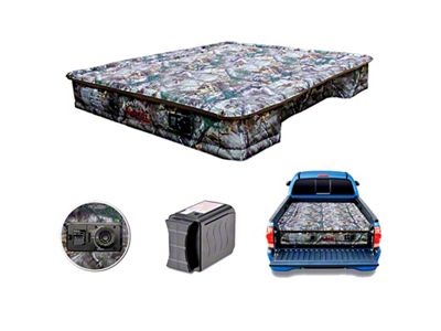 AirBedz Original Truck Bed Air Mattress with Built-in Rechargeable Battery Air Pump; Realtree Camouflage (07-25 Tundra w/ 8-Foot Bed)