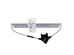 Aisin Power Window Regulator Assembly without Motor; Rear Passenger Side (07-18 Jeep Wrangler JK 4-Door)