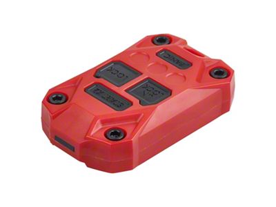 AJT Design Injection Key Fob; Red (07-18 Jeep Wrangler JK)