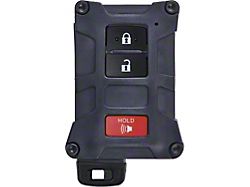 AJT Design Injection Key Fob; Black (16-23 Tacoma)