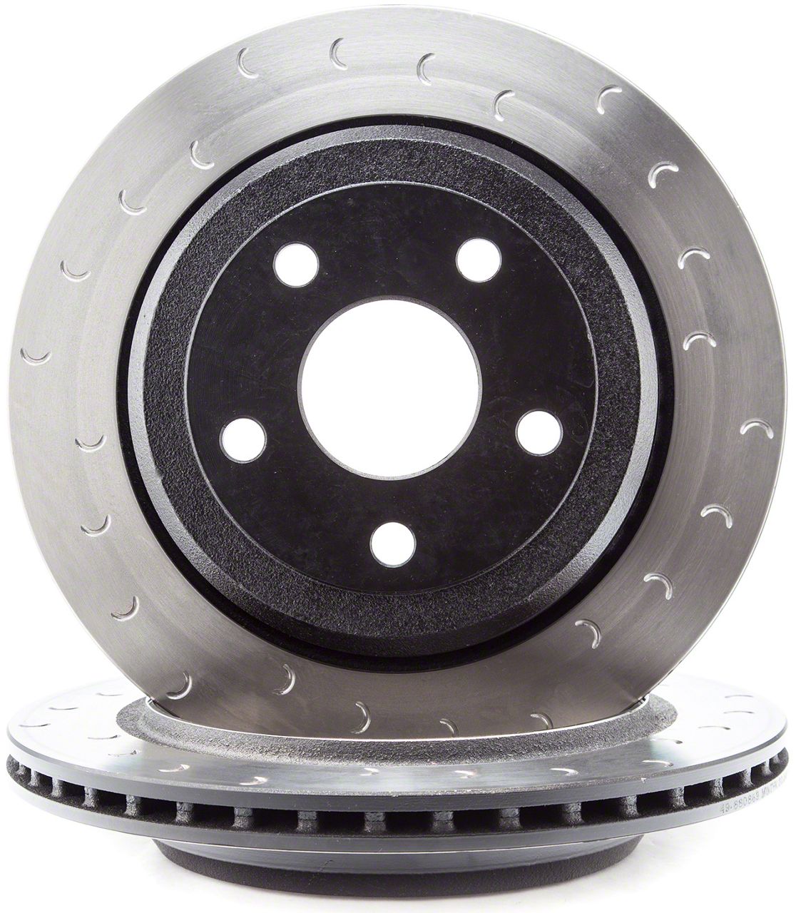 Alcon Jeep Wrangler 330x22mm Slotted Rotor; Rear Driver Side ...