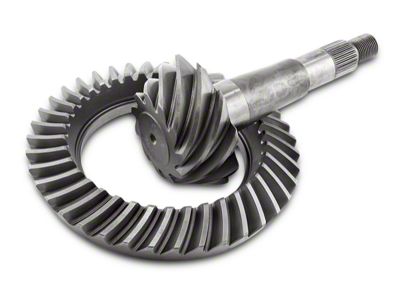 Alloy USA Dana 30 Front Axle/44 Rear Axle Ring and Pinion Gear Kit; 4.56 Gear Ratio (07-18 Jeep Wrangler JK, Excluding Rubicon)