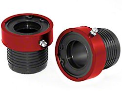 Alloy USA Front Axle Tube Seals; Red (03-06 Jeep Wrangler TJ Rubicon; 07-18 Jeep Wrangler JK)