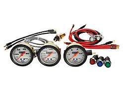 Allstar Performance Fuel Pressure, Oil Pressure and Water Temperature Gauge Kit (Universal; Some Adaptation May Be Required)