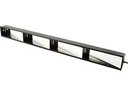 Allstar Performance 4-Panel Rear View Mirror; Tinted (Universal; Some Adaptation May Be Required)