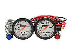 Allstar Performance Oil Pressure and Water Temperature Gauge Kit (Universal; Some Adaptation May Be Required)