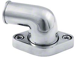 Allstar Performance 90-Degreen Swivel Water Neck with O-Ring; Polished (Universal; Some Adaptation May Be Required)