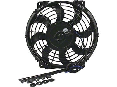 Allstar Performance Electric Fan with 10-Inch Curved Blade; 775 CFM (Universal; Some Adaptation May Be Required)